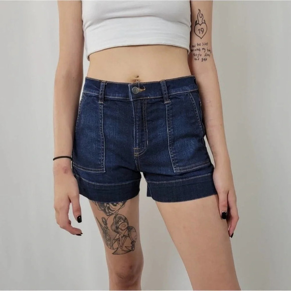 Harper High Rise Jean Shorts - Picture 1 of 9